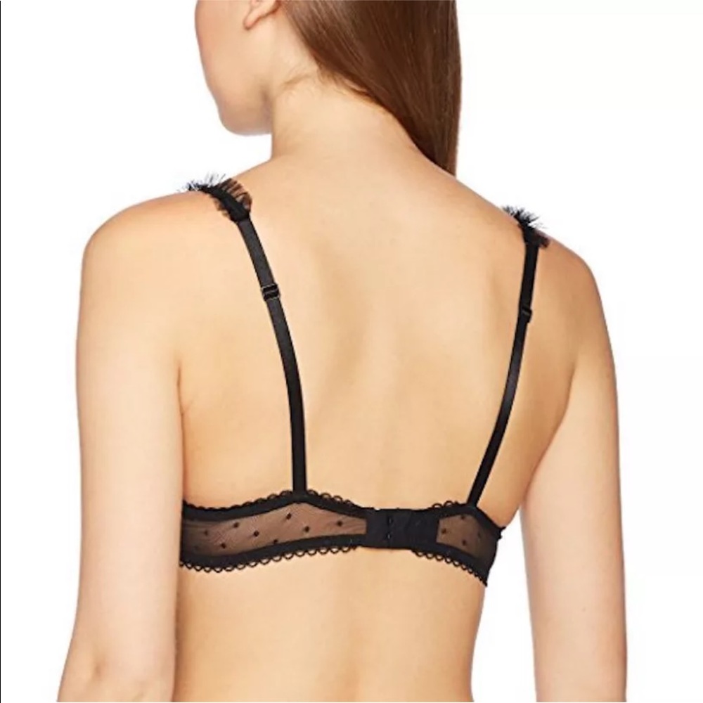 Sold Aubade Black Polka Dot Extrait De Flirt Bra - Picture 6 of 7